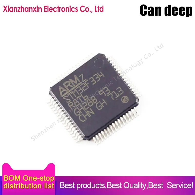 

2~10pcs/lot STM32F334R8T6 STM32F334 QFP64 The ARM microcontroller chip MCU microcontroller