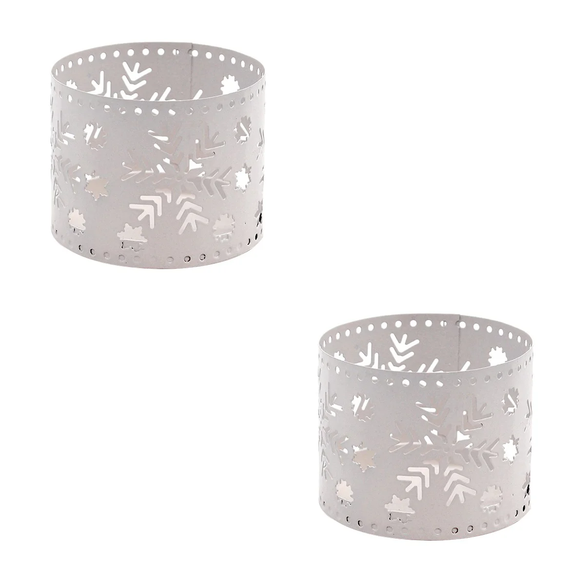 

Holderchristmas Snowflake Metal Pen Iron Tealilght Holders Wrought Decorationtealight Candlestick Holiday Hollow