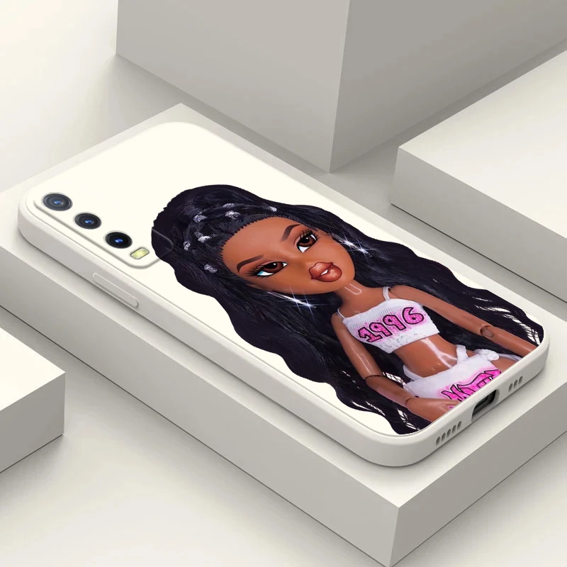 Чехол для телефона для Vivo Y35 Y30 Y50 V20 E V21 V21E V20 V20SE V23E V25 PRO 4G 5G Doll Bratz 4