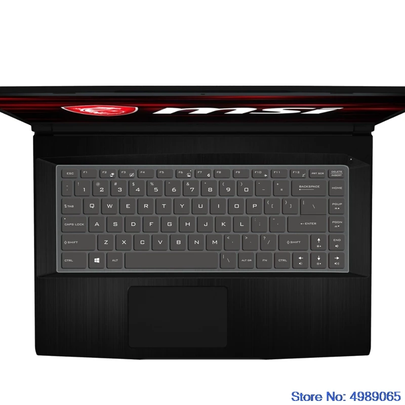 Силиконовый чехол для клавиатуры MSI GF63 PS42 PS63 P65 GS65 8RD 8RE 8RB 8RCX 8RE-014CN 15 6-дюймовый