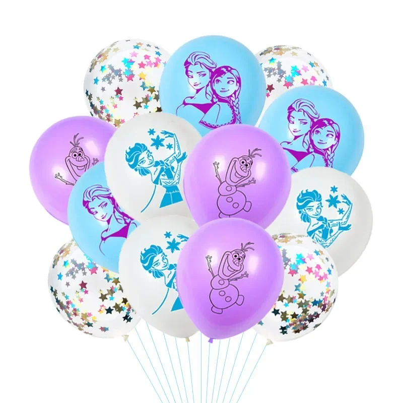 10/15 шт. Мультяшные воздушные шары Холодное сердце