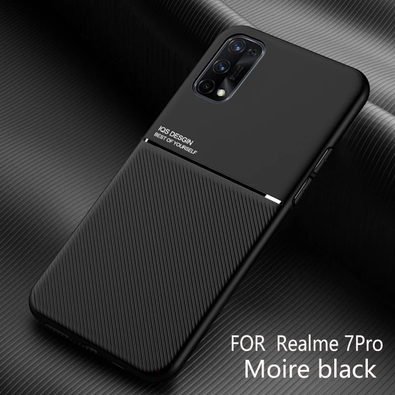 Мягкий кожаный чехол для Realme 5 6 7 Pro X50 X2 XT противоударный силиконовый Магнитный