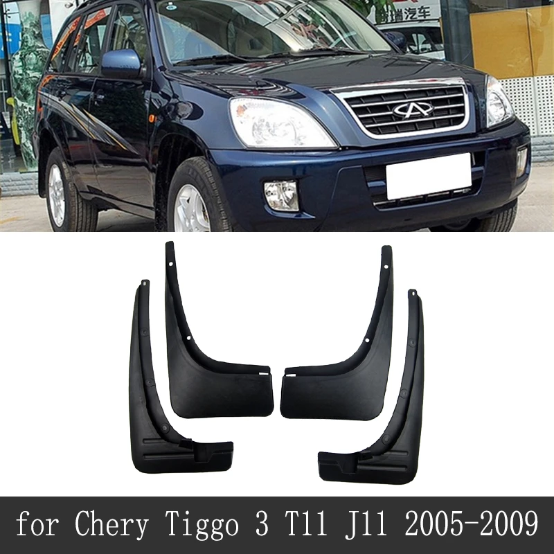 

4x для Chery Tiggo T11 3 J11 EVO5 2005~2013 DR Motor DR5 Брызговики Брызговики Крыло Брызговики Автозапчасти Stying Аксессуары
