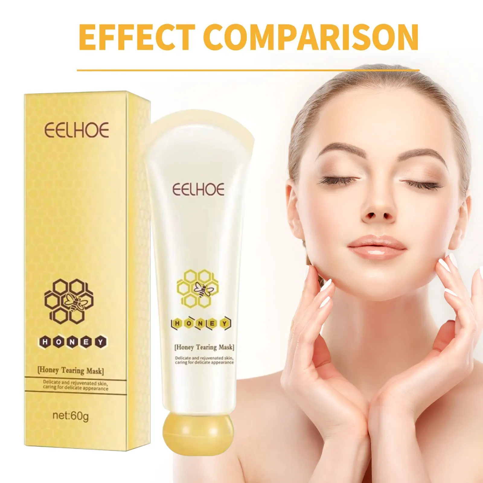 Маска EELHOE Honey для удаления черных точек и глубокого очищения кожи лица 60 г