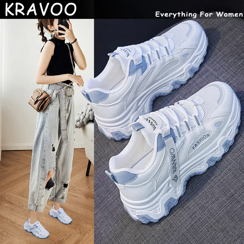 

Новые сетчатые повседневные кроссовки KRAVOO, женская обувь для женщин, женская спортивная обувь, женские теннисные кроссовки, спортивные летние 2023