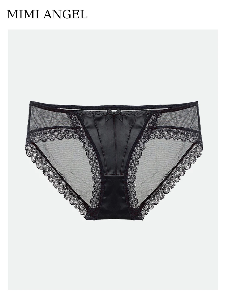 

Модные сексуальные атласные женские прозрачные трусики, 3 шт., летние сетчатые Роскошные Женские брифы, сексуальное женское нижнее белье, кр...