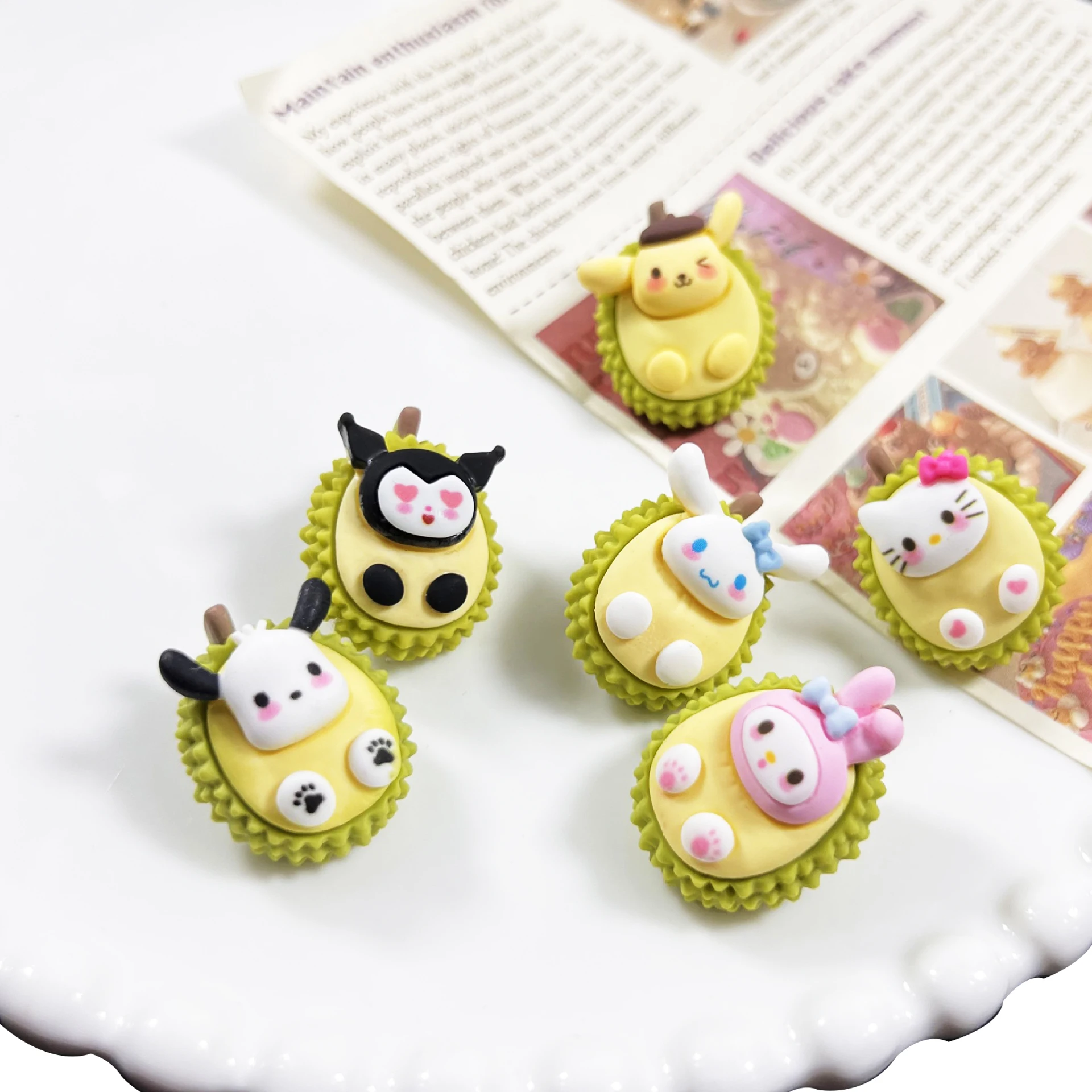 

Sanrioed Durian Hairpins Kawaii Bnags Clips Anime My Melody Kuromi Hello Kitty Cute Hair Ornaments Kids Girls Lovely Gifts Toys