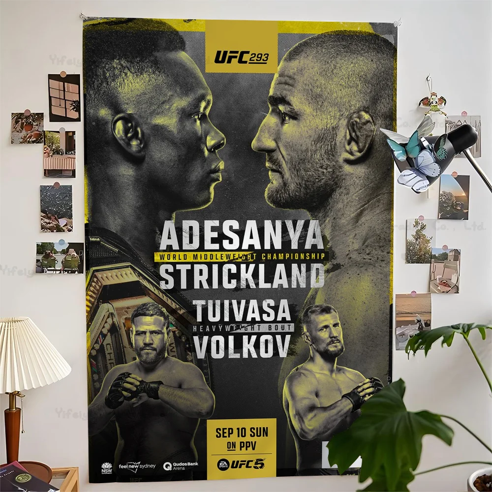 U-Ultimate Fighting Championship UFC Hanging Bohemian Tapestry Tarot Hippie Wall Rugs Dorm Home Decor