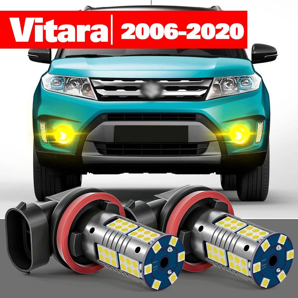 

For Suzuki Vitara 2015-2021 Accessories 2pcs LED Fog Light 2016 2017 2018 2019 2020