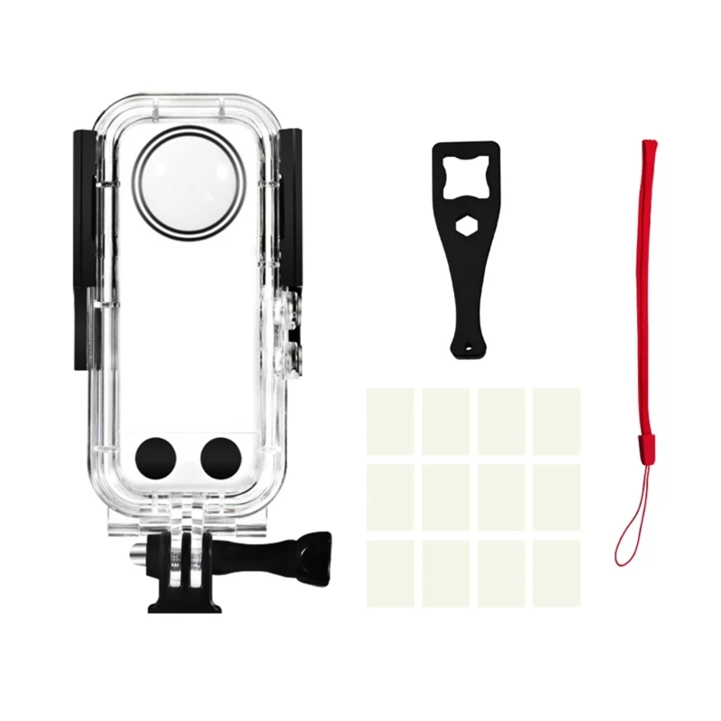 

DXAB Underwater Swimming Waterproof Housing for insta360 X3 Camera Cover Access