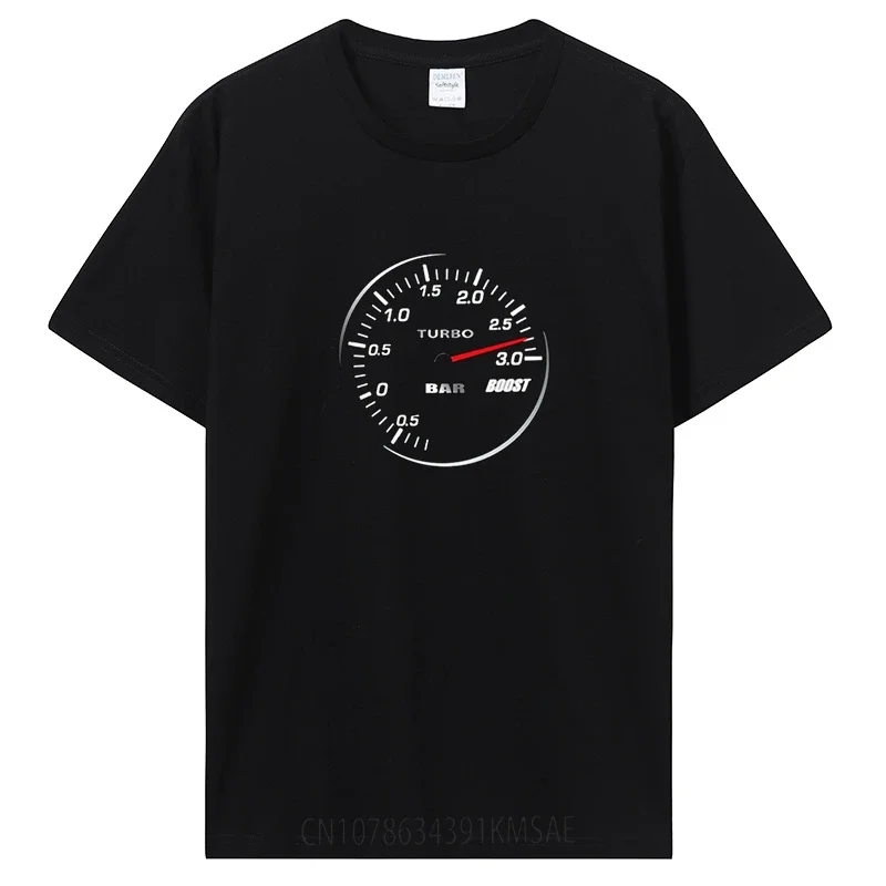 Turbometer 3.0 BAR JDM Boost персонализированная футболка с графическим принтом Turbo летняя