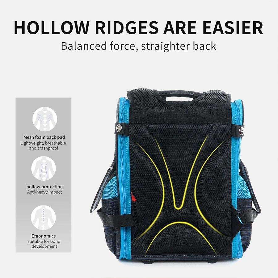 Kids Brand Grade 1-3 Cartoon Cars School Bags for Boys Children 3D Orthopedic W-2017 Backpack Fashion Schoolbag Mochila Infantil