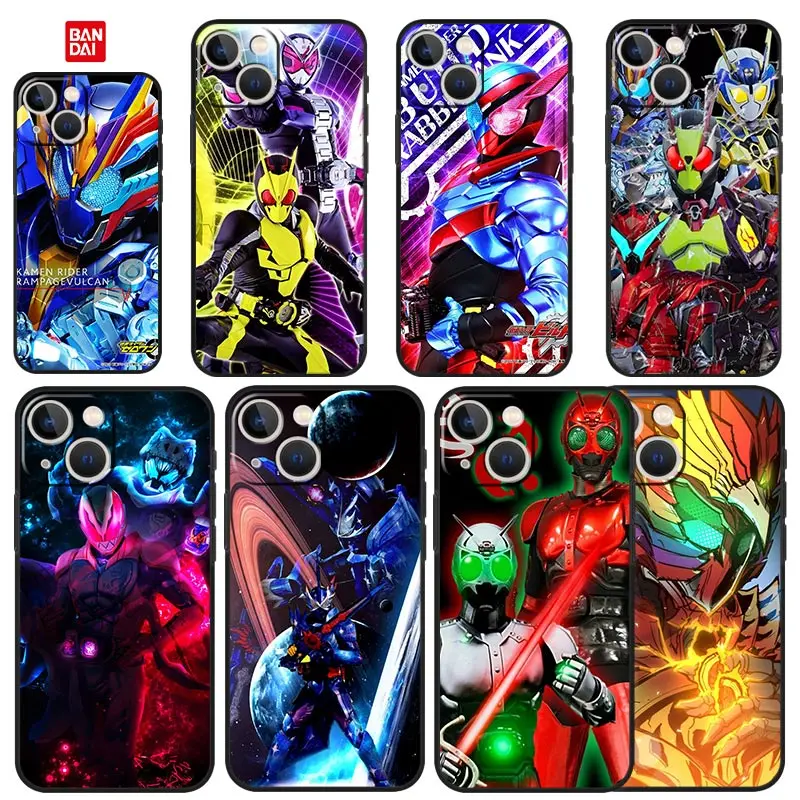 

Bandai Phone Case for Apple iPhone 13 11 12 pro XS max mini XR X Cover 8 7 6 6s plus SE Funda Silicone Coque Masked Rider