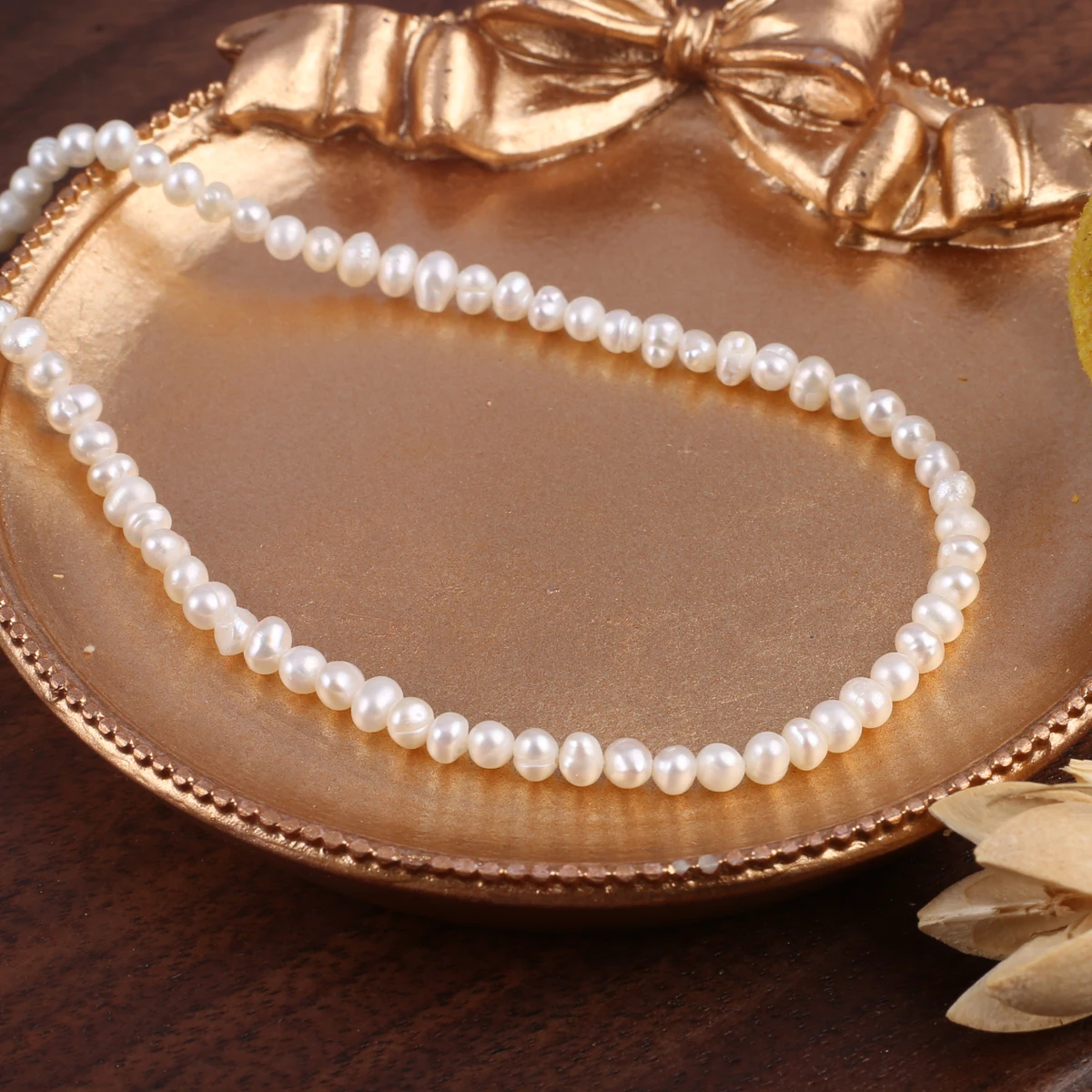 Рисунок 5 - Бусины Из Натурального пресноводного жемчуга