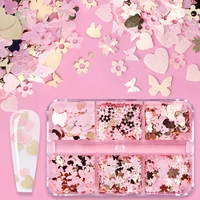 diy butterfly sequins glitter epoxy resin filler pink gold flakes pigment for epoxy craft supplies bunny flower slime paillettes