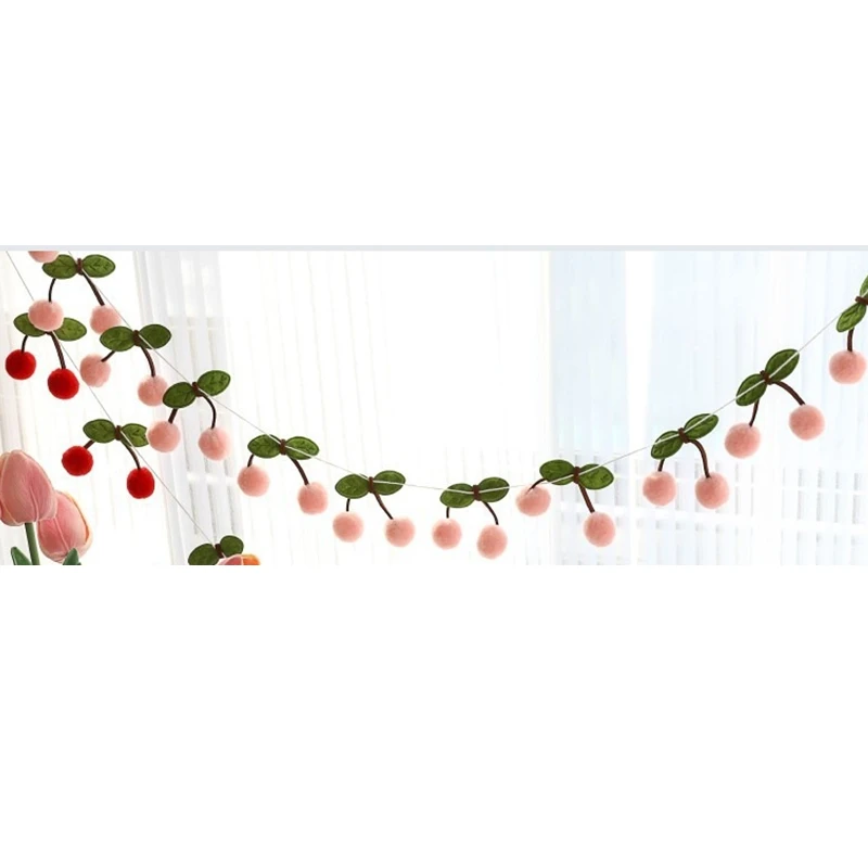 

Гирлянда из искусственной шерсти Gooparty