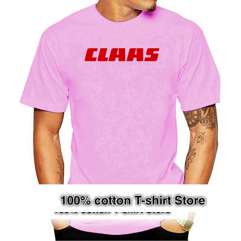 

CLAAS Tractor Agriculture Logo Men's Black T Shirt