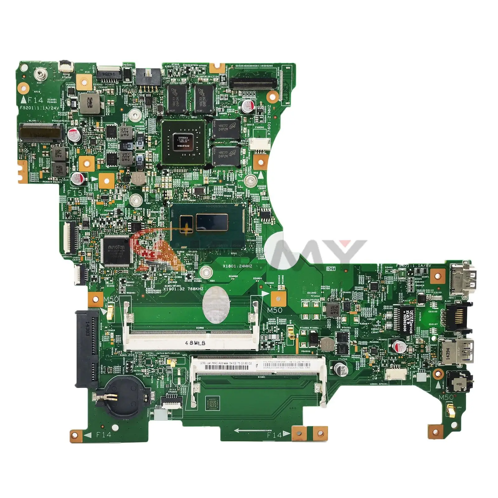 Рисунок 2 - Оригинальная материнская плата