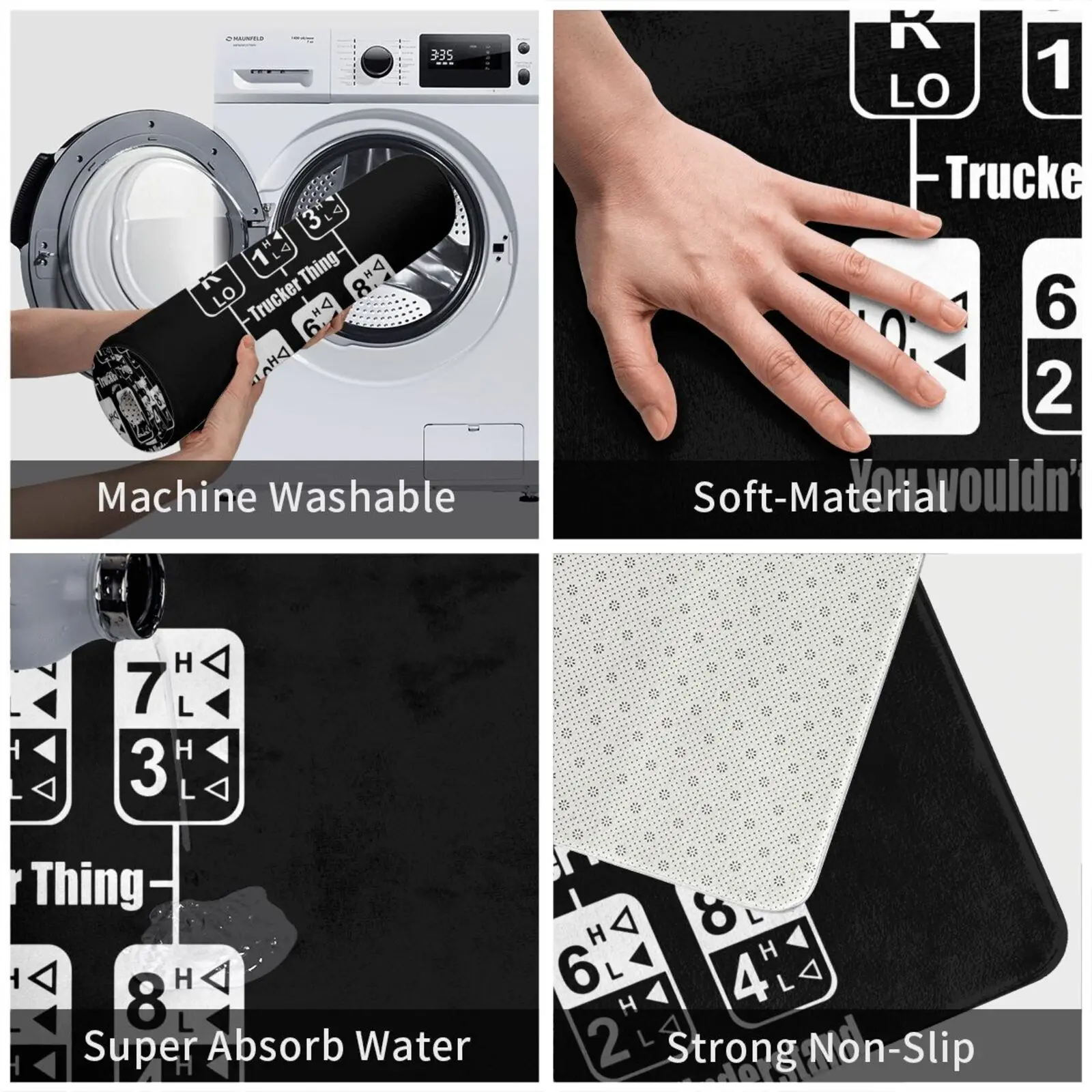 Коврик для водителя It's A Trucker Thing Truck, мягкий коврик для спальни, нескользящий модный напольный коврик для ванной (art.: 3920bb92ba778) - 3920bb92ba778