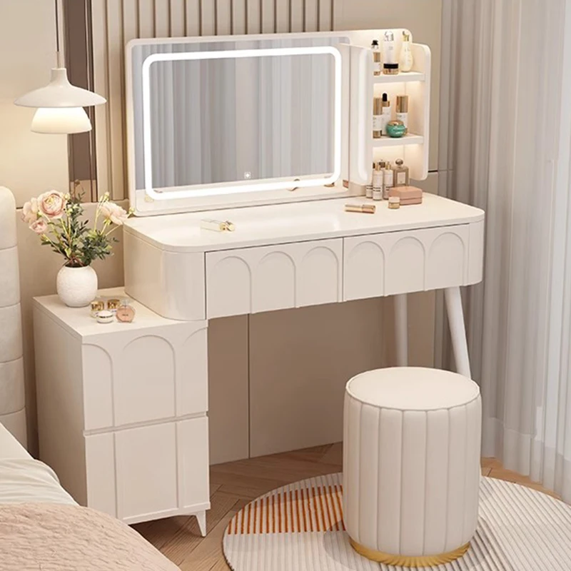 Шкаф для хранения шкафы столы туалетного столика макияж роскошные ночные стойки