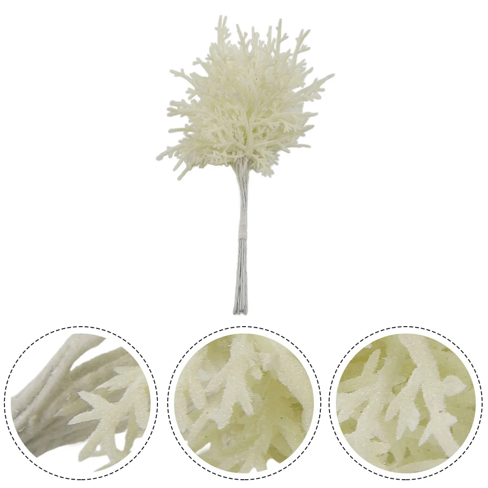 

Plant Artifiical Plant Tree Decor Plastic WHITE Wedding 1 Bundle 10PCS/Set Artificial Branch Christmas Home Iron