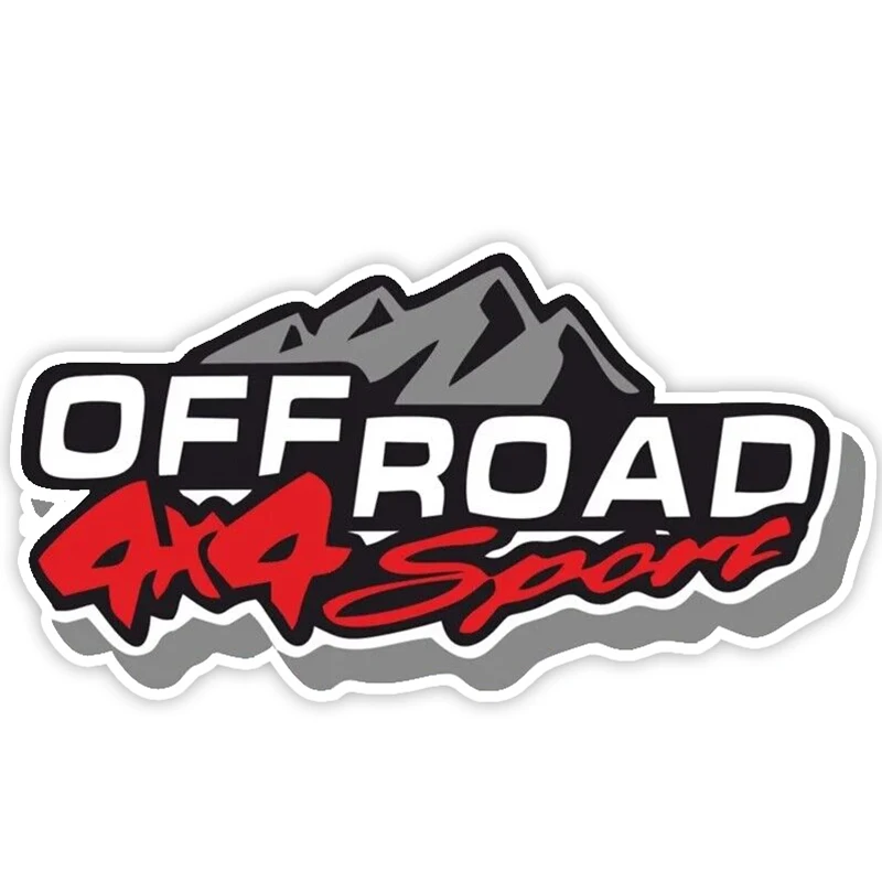 

22072 # Самоклеящаяся наклейка для бездорожья 4X4, спортивная наклейка для автомобиля, водостойкая автодекорация на бампере, заднее окно, мотоциклетный шлем для ноутбука
