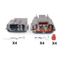 1 set 4p automotive intake pressure temperature sensor plug 6098 0144 car modification connector accessories auto wire socket