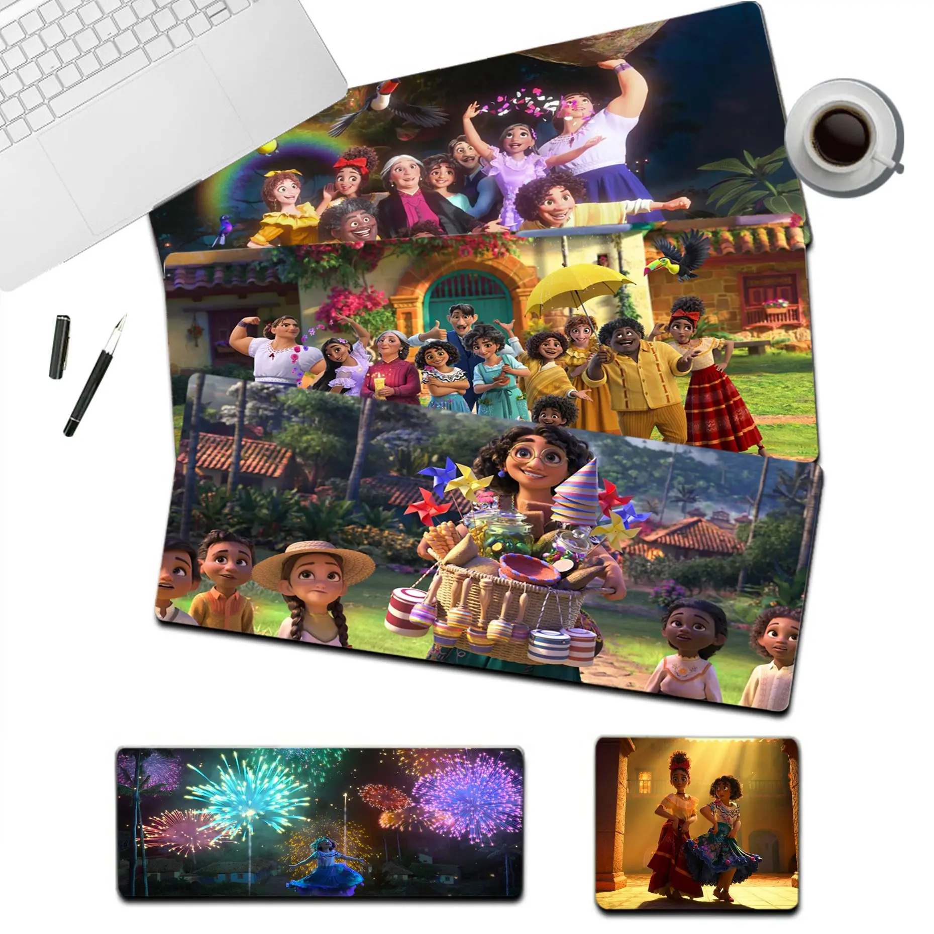 

Disney Movies Cartoon Encanto Hot Large Gaming Mouse Pad XL Locking Edge Size For Customized Mouse Pad For CS GO PUBG