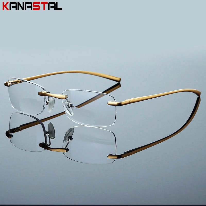 Очки для чтения без оправы мужчин и женщин аксессуары защиты глаз от