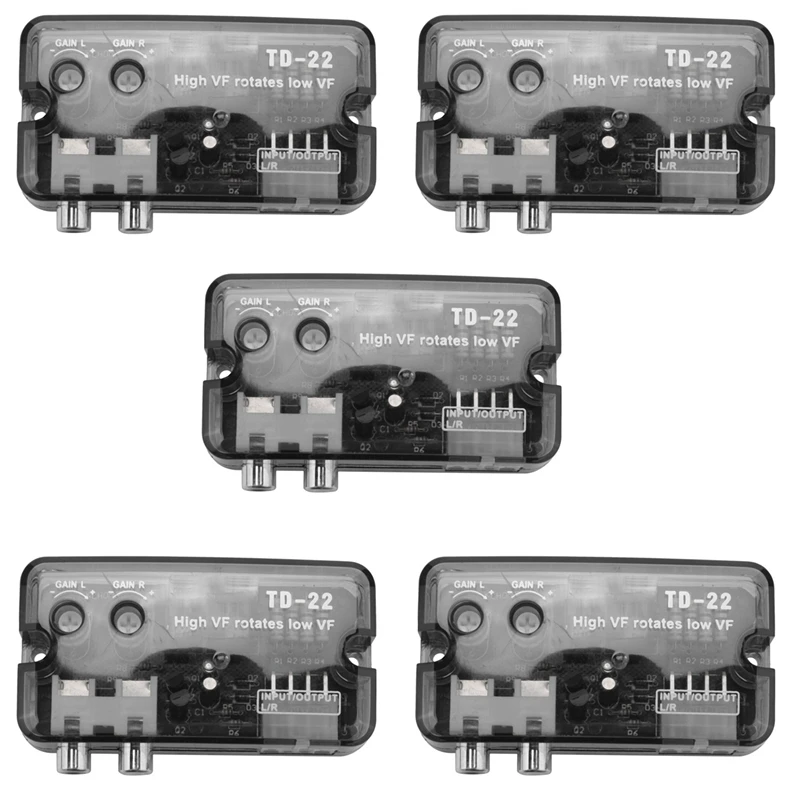 

5X Car Audio High To Low Line Out Converter