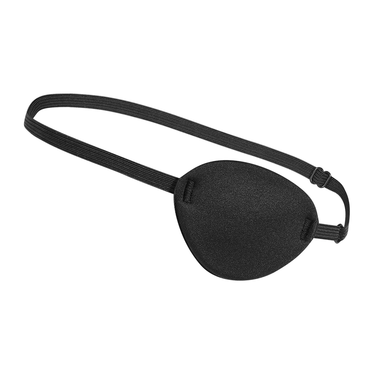 

2 Pcs Pirate Patches Lazy Eye Mask 3D Stereo Single Cover Black Costume Blindfolds Adults Strap