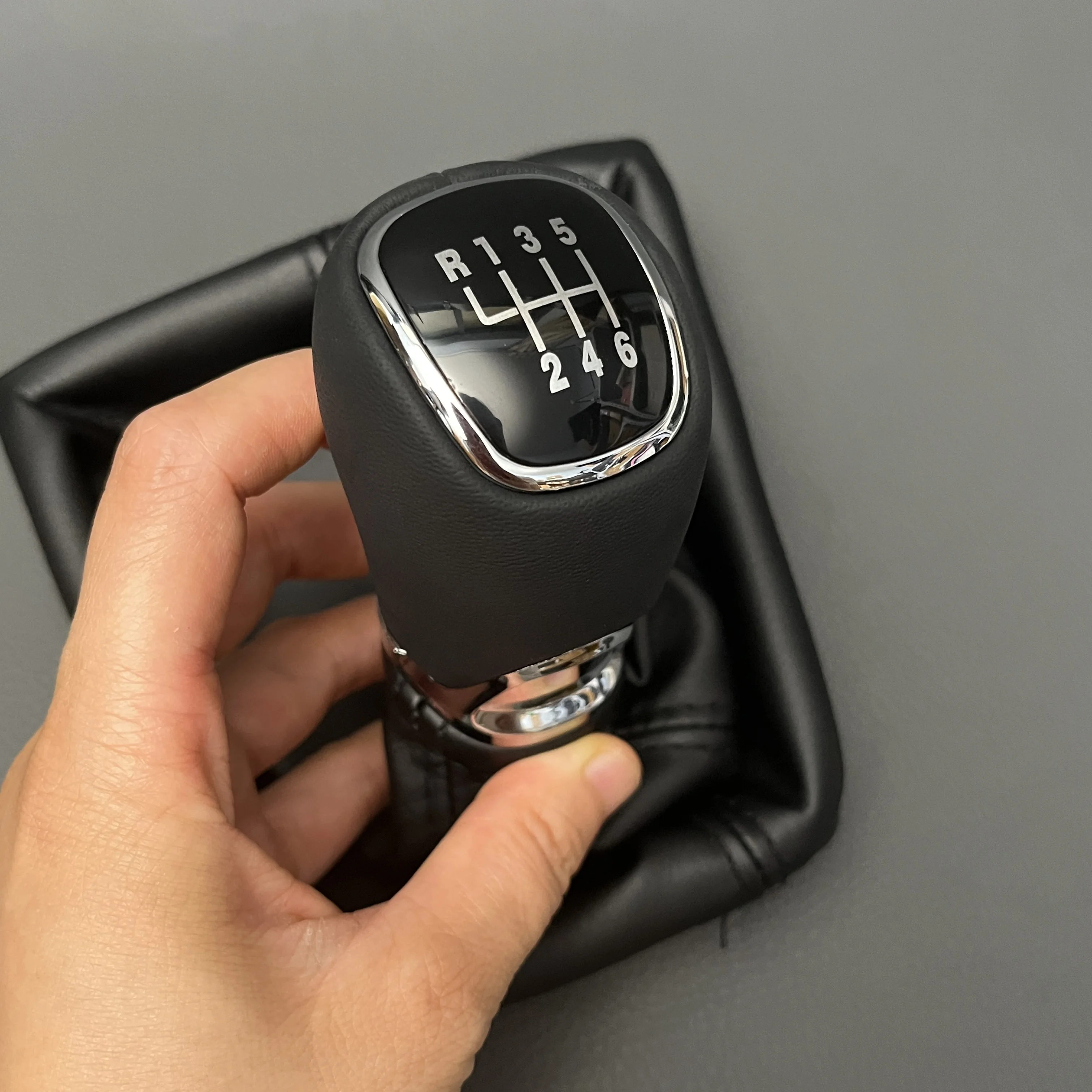 

5/6 скоростей LHD ручная ручка переключения передач для Skoda Superb II 2008-2012, кожаный чехол, рычаг переключения передач, пылезащитный чехол