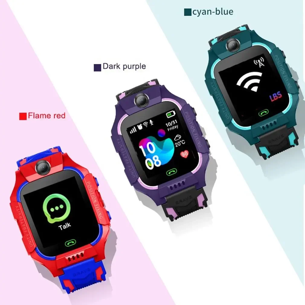 

2023 new Kids Smart Watch Phone For Girls Boys With Gps Locator Pedometer Fitness Tracker Touch Camera Anti Lost Alarm Clock Q19