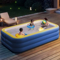 collapsible kids bathtub spa bubble inflatable outdoor hot bathtub swim pool eco friendly banheira inflavel bathroom supplies