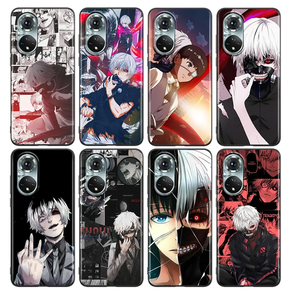 

Tokyo Ghoul Japan Anime Phone Shell for Honor X8 60 8X 9X 50 30i 21i 20 9A Play Nova 8i 9 SE Y60 Magic4 Pro Lite Soft Case Capa