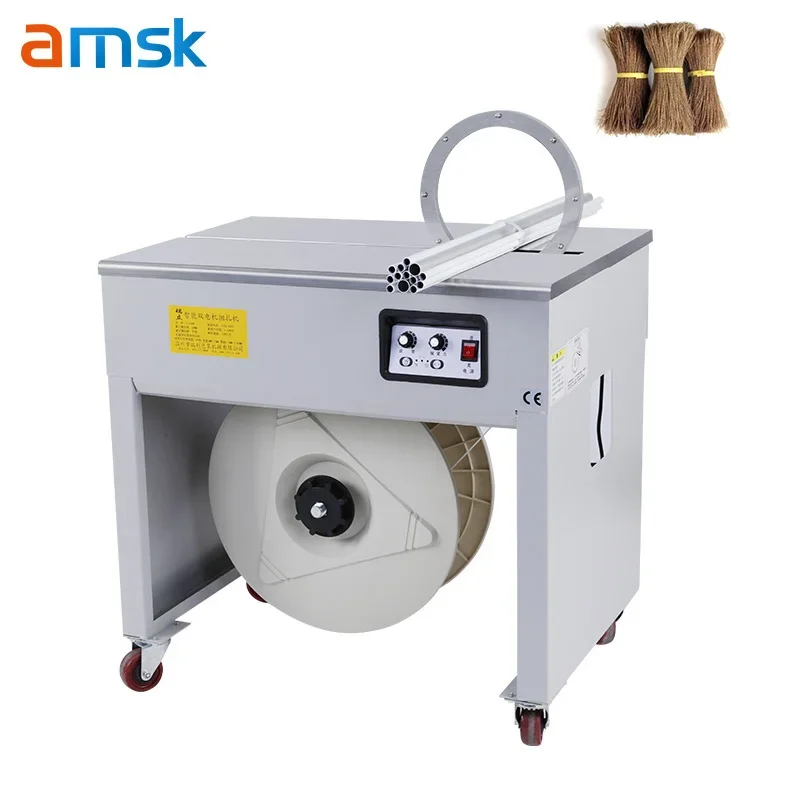 RL-800 Rail Orbitale Deluxe Balenpers Voor Stalen Buis Houten Strip Strapper Электриische Verpakking Automatische Verpakkingsmach