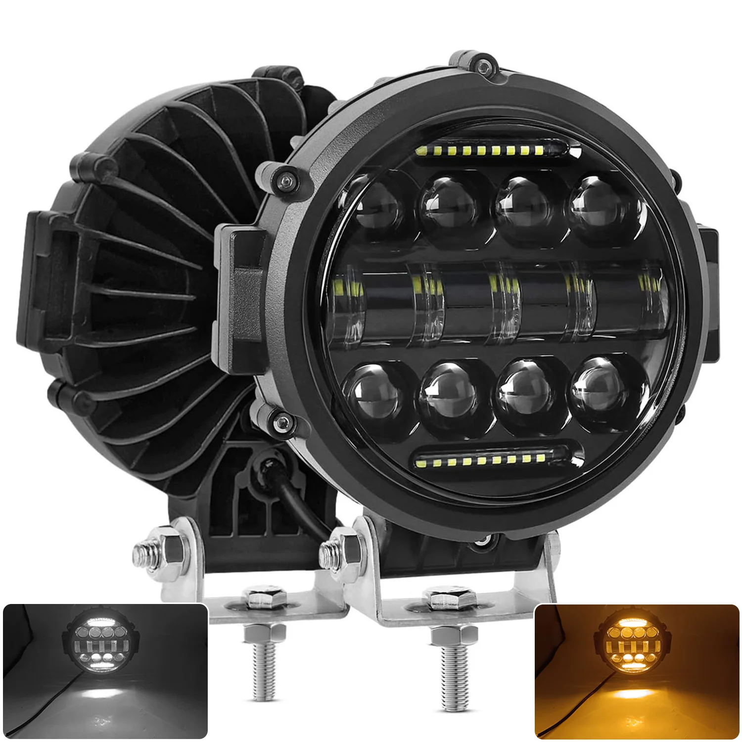 7-дюймовые светодиодные стручки точечный луч водонепроницаемые рабочие