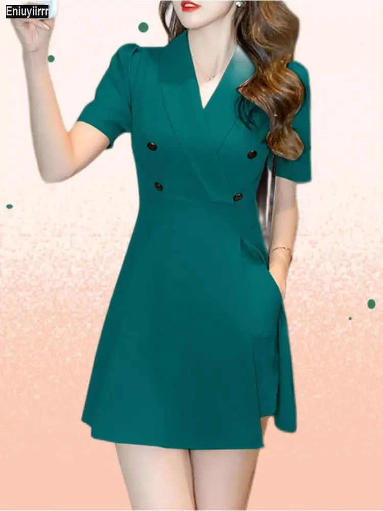 

2022 Women Two Piece Suit Office Lady Work Shirt Dress Sexy Corsets Top+Bandage Mini Shorts Set Activity Matching Outfits