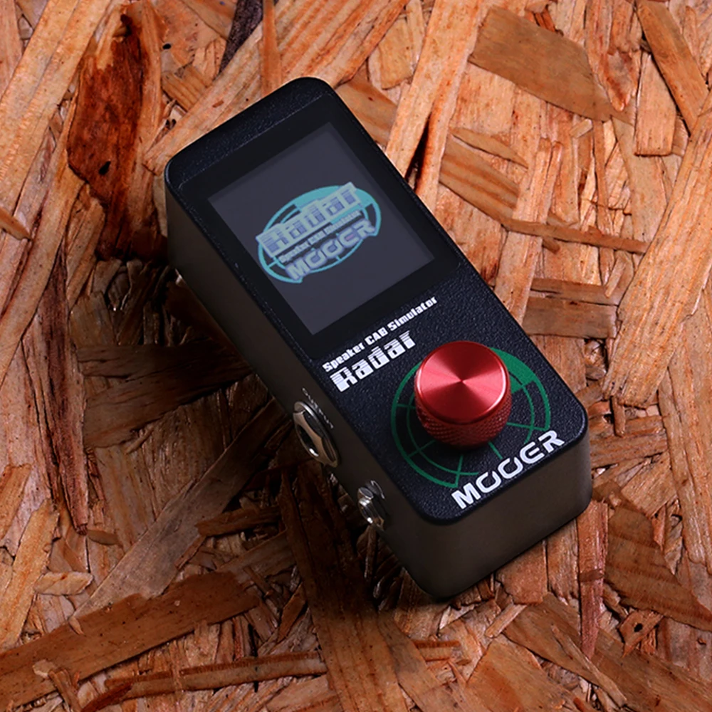 

MOOER Radar Simulator Guitar Effects Pedal 30 Speaker Cab Cabinet Simulator 36 User Presets 11 Mic Models Customizable EQ Stage
