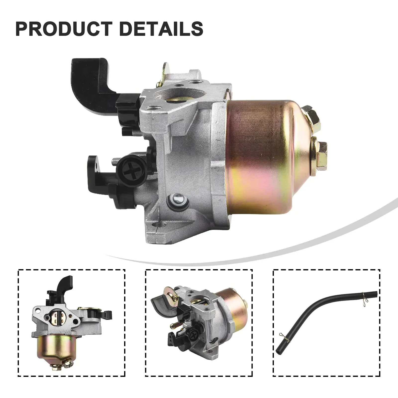 Фото Алюминиевый карбюратор для Honda GXH50 GX100 для Loncin Carb G100 G150, детали миксера, запасные аксессуары для двигателей №2