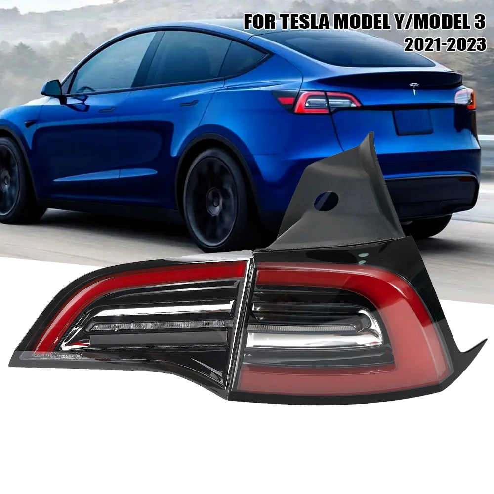 Левый/правый боковой задний фонарь для Tesla Model Y/Model 3 2021 2022 2023 стоп-сигнал с