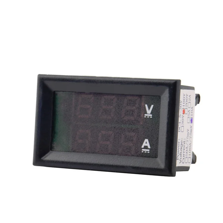 DC0-100V 10A LED DC Dual Display Digital Voltage Current Meter 12v voltmeter ammeter