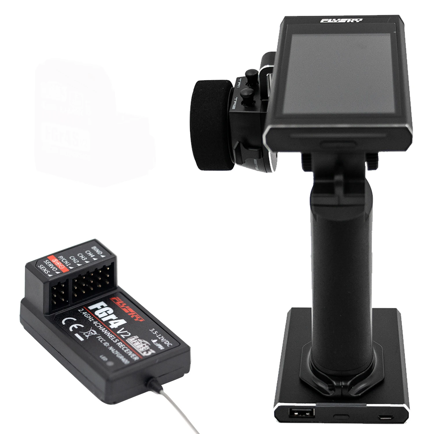 

Flysky Radio Transmitter Noble NB4 2.4G Remote Controller 4CH FGR4S Receiver AFHDS3 Protocol RC Car Boat Model TH20701-SMT5