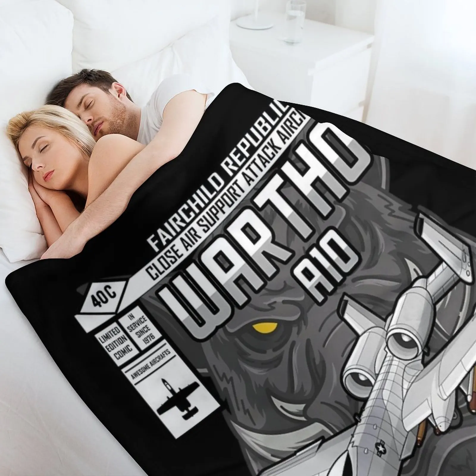 Одеяло с комиксами A-10 Warthog ограниченная серия декоративные одеяла люксового