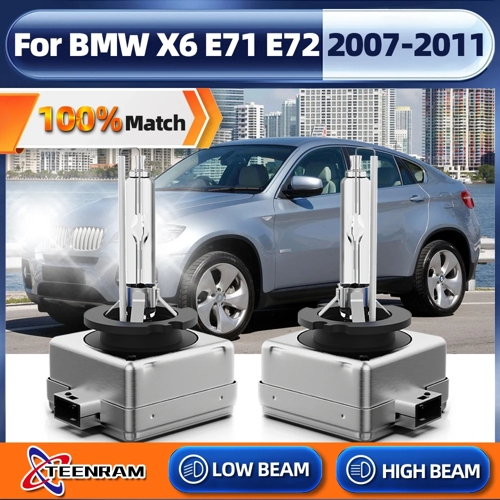 

2Pcs 35W D1S Xenon HID Bulb 6000K Car Headlight Headlamp Replacement Auto Light Bulb For BMW X6 E71 E72 2007 2008 2009 2010 2011
