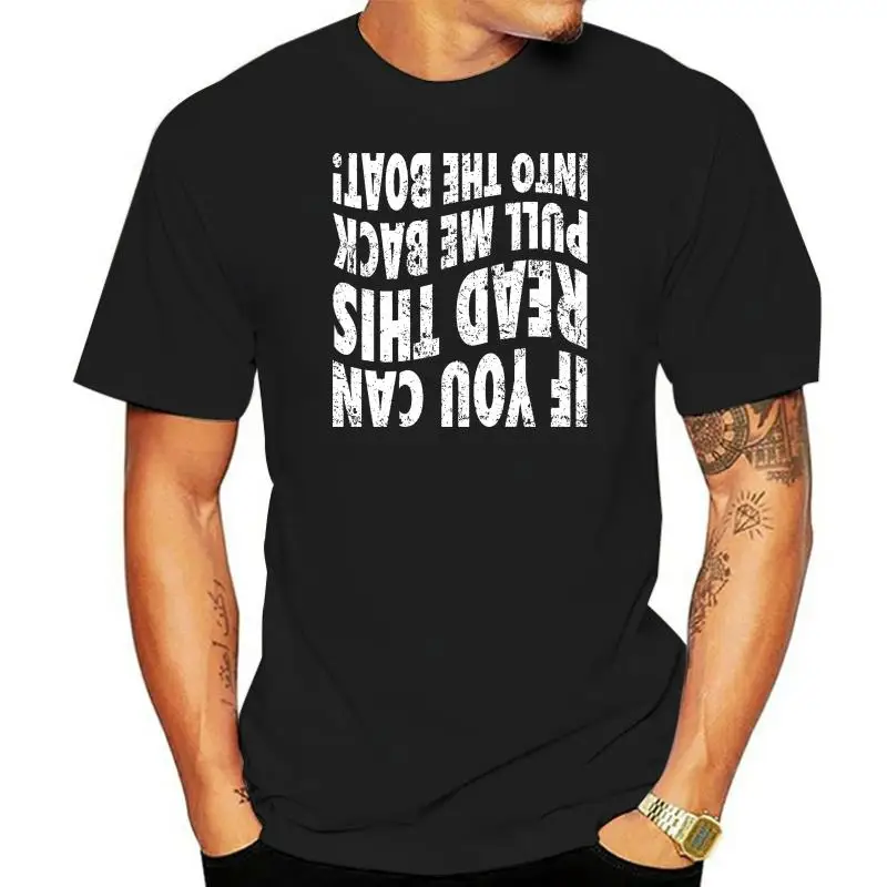

Instant Message If You Can Read This Pull Into Boat - Adult Short Sleeve Tee