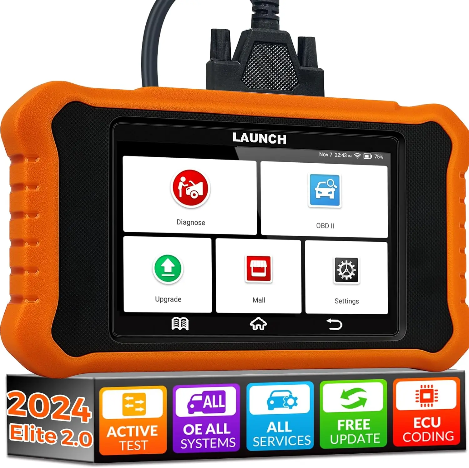 Для 2024 LAUNCH CRE ELITE 2 0 для BBA OBD2 сканер систем Диагностический прибор сканирования