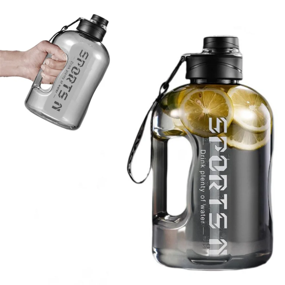 

1.7L Water Bottle Gym Cycling Cup Precise Scale Portable Large Capacity Water Bottle For Camping Sport Fitness Training Cup 1PCS