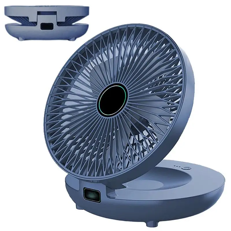 

Wall Mounted Fan Mini Dual Purpose Ultra Quiet Air Circulator Fan Portable Household Foldable Fan Accessory With Oscillating