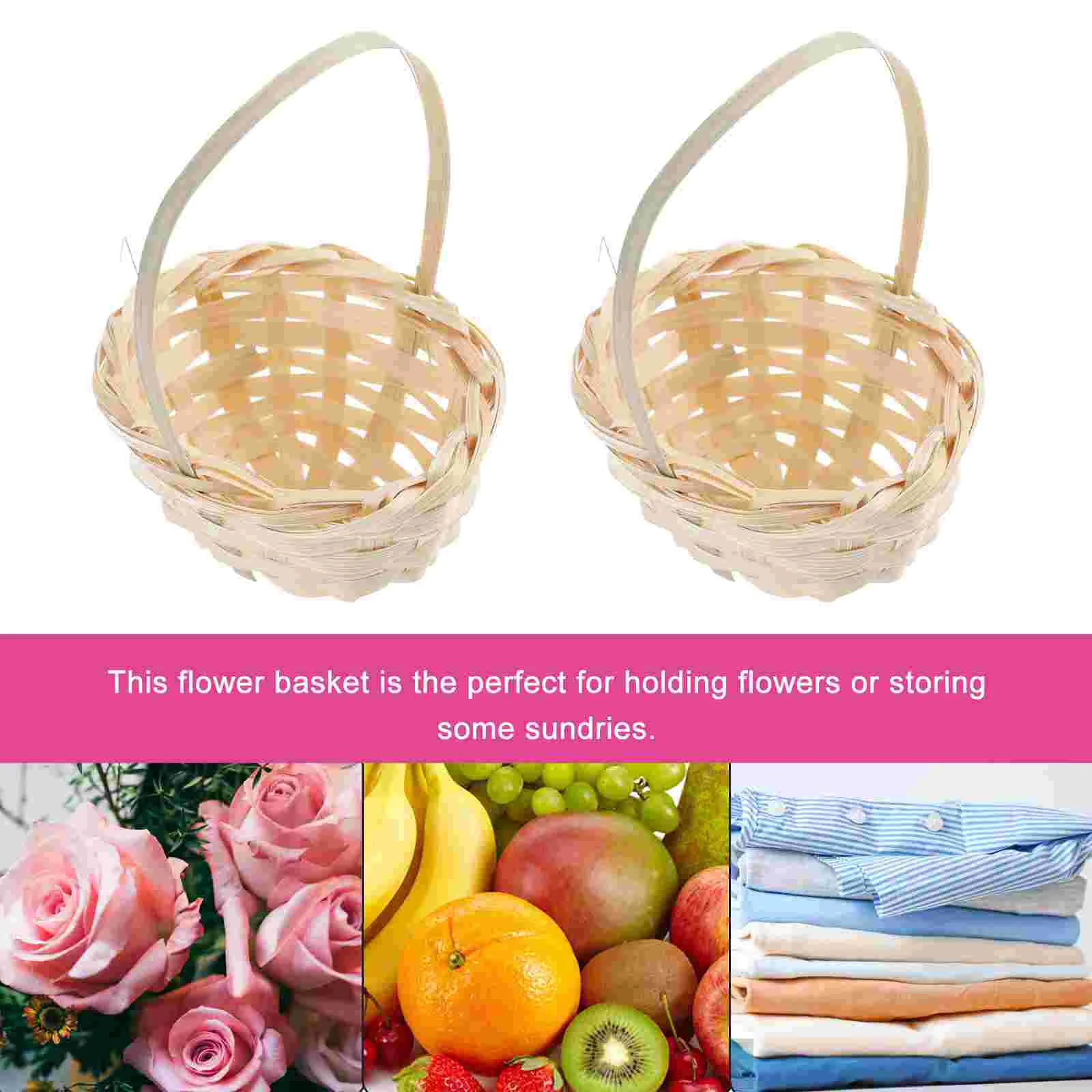 

20Pcs Food Serving Baskets Wooden Bread Storage Baskets Storage Basket Wicker Bread Basket